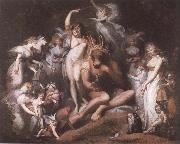 Henry Fuseli Titania and Bottom oil painting on canvas